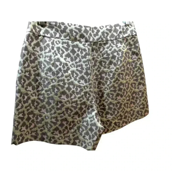 J CREW Trouser Short in Metallic Leopard Jacquard SZ 6 NEW with Tags! SOLD OUT - Picture 5 of 7